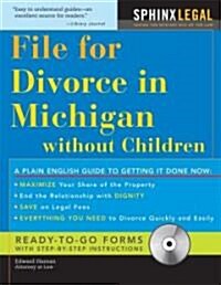 File for Divorce in Michigan without Children (Paperback, 1st)