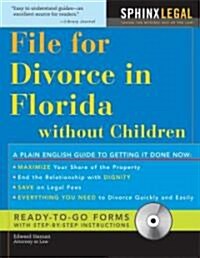 File for Divorce in Florida Without Children (Paperback, 1st)