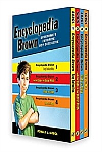 [중고] Encyclopedia Brown Box Set (4 Books) (Paperback)