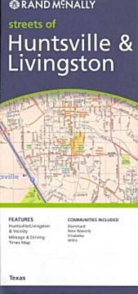 Rand Mcnally Huntsville & Livingston, Texas (Map, FOL)