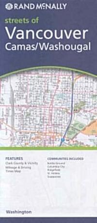 Rand McNally Streets Of Vancouver, Washington (Map, FOL)