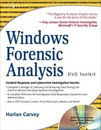 Windows Forensic Analysis Dvd Toolkit (Paperback, DVD)