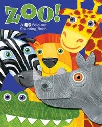 Zoo! (Hardcover, LTF, NOV, Brief) - A Big Fold-Out Counting Book