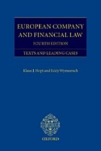 European Company and Financial Law (Hardcover, 4th)