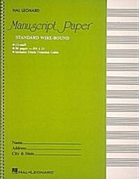 Standard Wirebound Manuscript Paper (Green Cover) (Spiral)