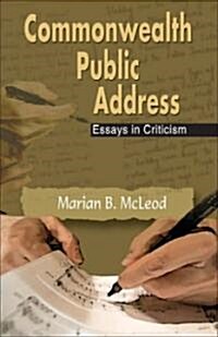 Commonwealth Public Address (Paperback, UK)