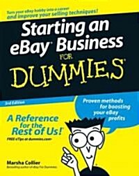 Starting an Ebay Business for Dummies (Paperback, 3rd)