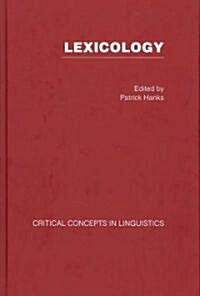 Lexicology : Critical Concepts in Linguistics (Multiple-component retail product)