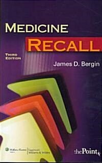 Medicine Recall (Paperback, 3rd)