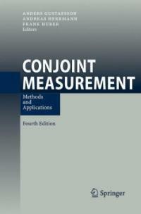 Conjoint measurement : methods and applications 4th ed