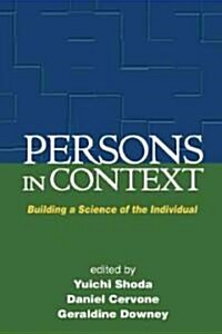 Persons in Context: Building a Science of the Individual (Hardcover)