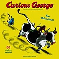 Curious George Fun Adventures 2008 Calendar (Paperback, 16-Month, Wall)