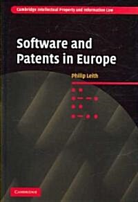 Software and Patents in Europe (Hardcover)