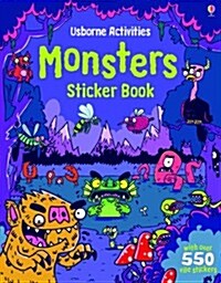 Monsters Sticker Book (Paperback)