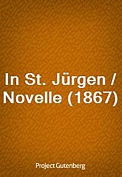 In St. Jurgen / Novelle (1867)