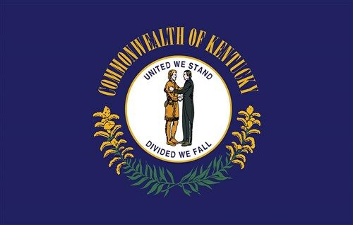 Kentucky Flag Magnet (Hardcover)