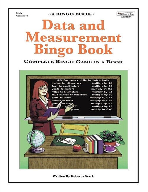 Data and Measurement Bingo Book: Complete Bingo Game in a Book (Paperback)