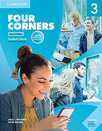 Four Corners Level 3 Students Book with Online Self-study and Online Workbook (Package, 2 Revised edition)
