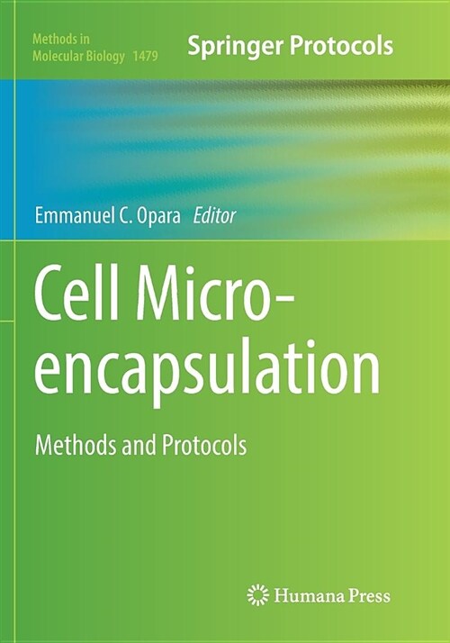 Cell Microencapsulation: Methods and Protocols (Paperback, Softcover Repri)