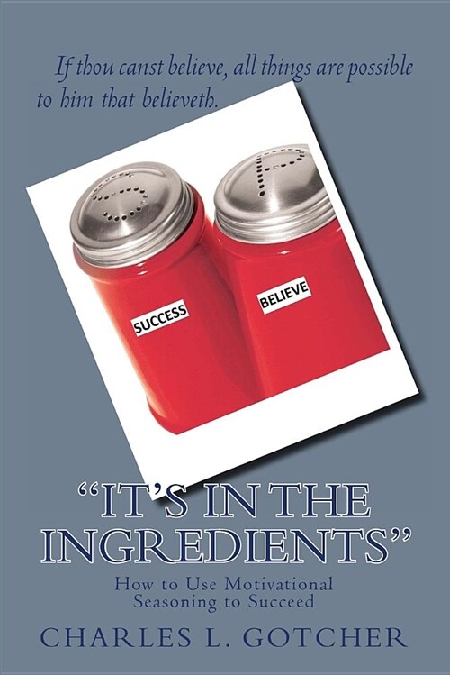 Its in the Ingredients: How to Use Motivational Seasoning to Succeed (Paperback)