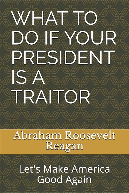 What to Do If Your President Is a Traitor: Lets Make America Good Again (Paperback)