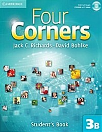 Four Corners Level 3 Students Book B with Self-study CD-ROM and Online Workbook B Pack (Package)