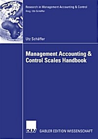 Management Accounting & Control Scales Handbook (Paperback, 2008)