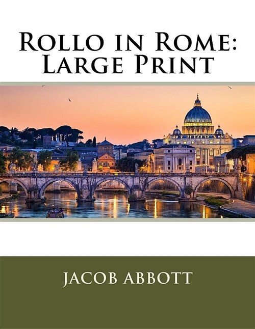 Rollo in Rome: Large Print (Paperback)