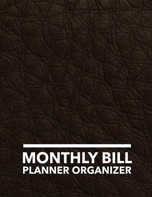 Monthly Bill Planner Organizer: Budgeting Planner 2018 - 2019: Finance Monthly Budget Planner Journal Notebook - Budget Planning - Budget Planer - Bud (Paperback)