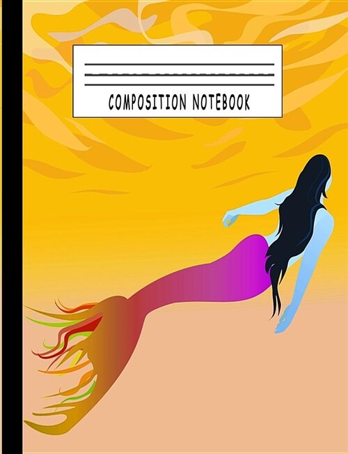 Composition Notebook: Composition Notebook Wide Ruled Composition Notebook College Ruled, 7.44 X 9.69, 100 Ruled Pages, Back to School Suppl (Paperback)