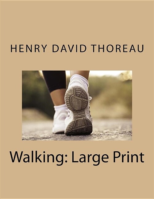 Walking: Large Print (Paperback)