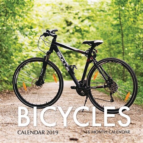 Bicycles Calendar 2019: 16 Month Calendar (Paperback)