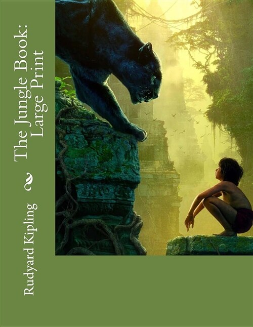 The Jungle Book: Large Print (Paperback)