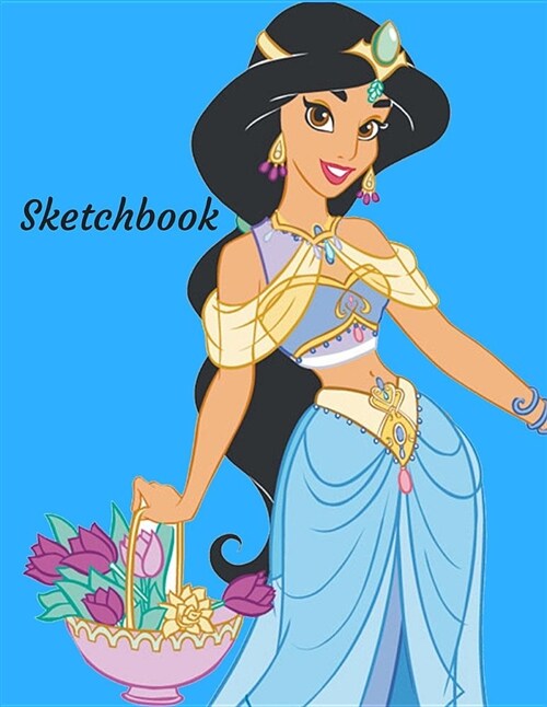 Sketchbook: Cute Cartoon Sketchbook for Children: 100+ Pages of 8.5 X11 Large Blank Sketch Book for Drawing or Doodling, Sketchpad (Paperback)