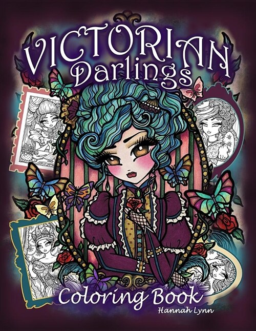 Victorian Darlings Coloring Book (Paperback)