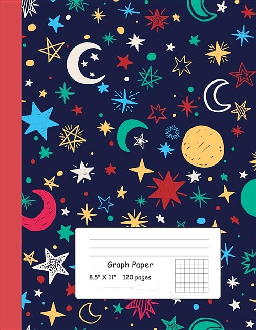 Graph Paper: 1/2 inch squares 8.5 x 11 graph paper 120 pages / Grey Grid Journaling- Student Math Graph Paper Notebook- Math Scie (Paperback)