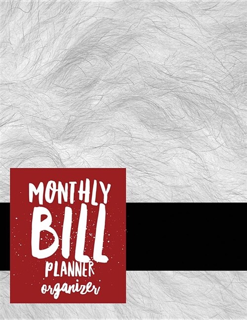 Monthly Bill Planner Organizer: Weekly Expense Tracker Bill Organizer Notebook Business Money Personal Finance Journal Planning Workbook Size 8.5x11 I (Paperback)