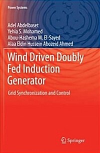 Wind Driven Doubly Fed Induction Generator: Grid Synchronization and Control (Paperback, Softcover Repri)