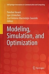 Modeling, Simulation, and Optimization (Paperback, Softcover Repri)