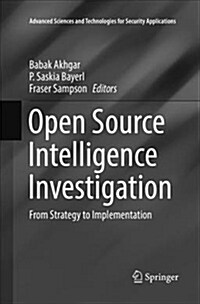 Open Source Intelligence Investigation: From Strategy to Implementation (Paperback, Softcover Repri)