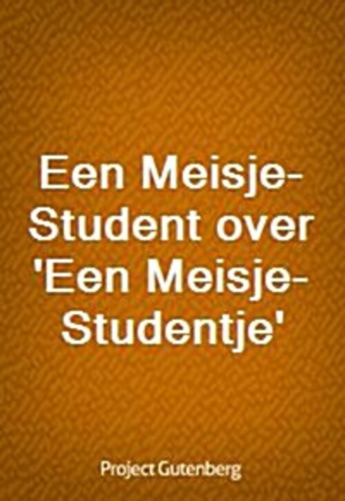 Een Meisje-Student over Een Meisje-Studentje