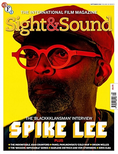 Sight & Sound (월간 영국판): 2018년 09월호