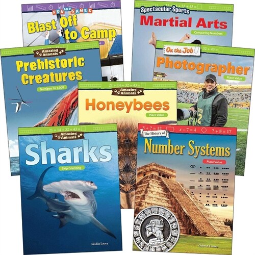 Place Value: Grades 2-3 (7-Book Set) (Paperback)