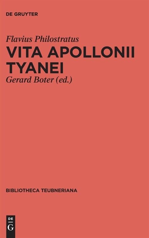 Vita Apollonii Tyanei (Hardcover)