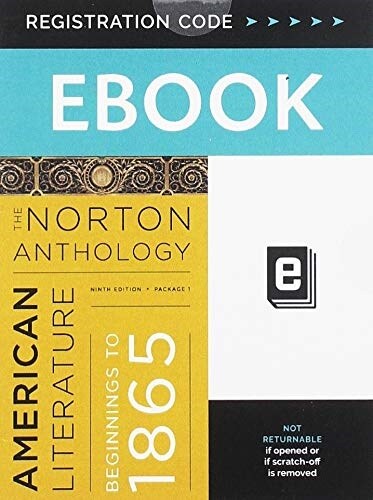 The Norton Anthology of American Literature (Other Digital, Ninth Edition)