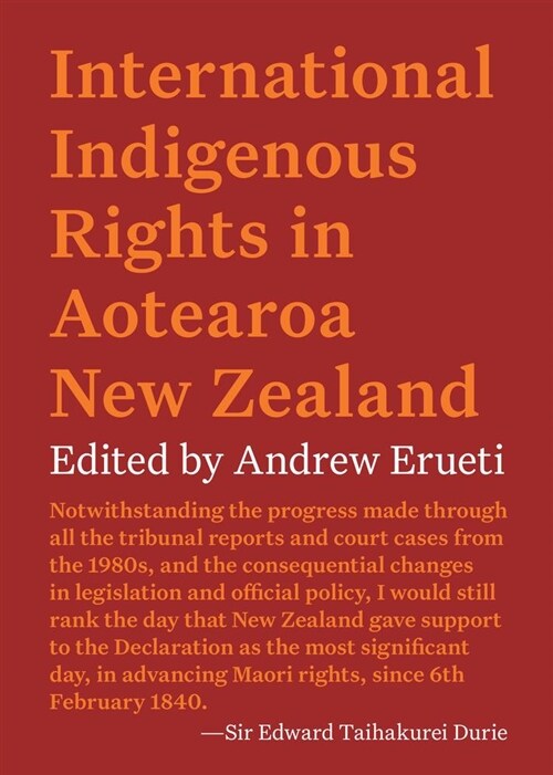 International Indigenous Rights in Aotearoa New Zealand (Paperback)