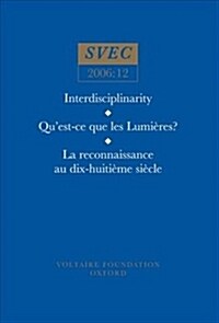 Quest-ce que les Lumieres?; La reconnaissance au dix-huitieme siecle; History of art; History of ideas (Paperback)