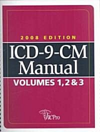 ICD-9-CM 2008 Manual (Paperback, 1st, PCK, Spiral)
