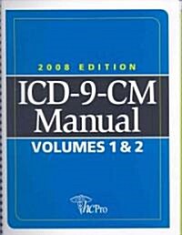 ICD-9-CM 2008 Manual (Paperback, 1st, Spiral)