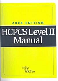 HCPCS 2008 Level II Manual (Paperback, 1st, Spiral)